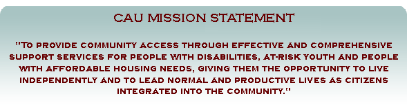 CAU Mission Statement